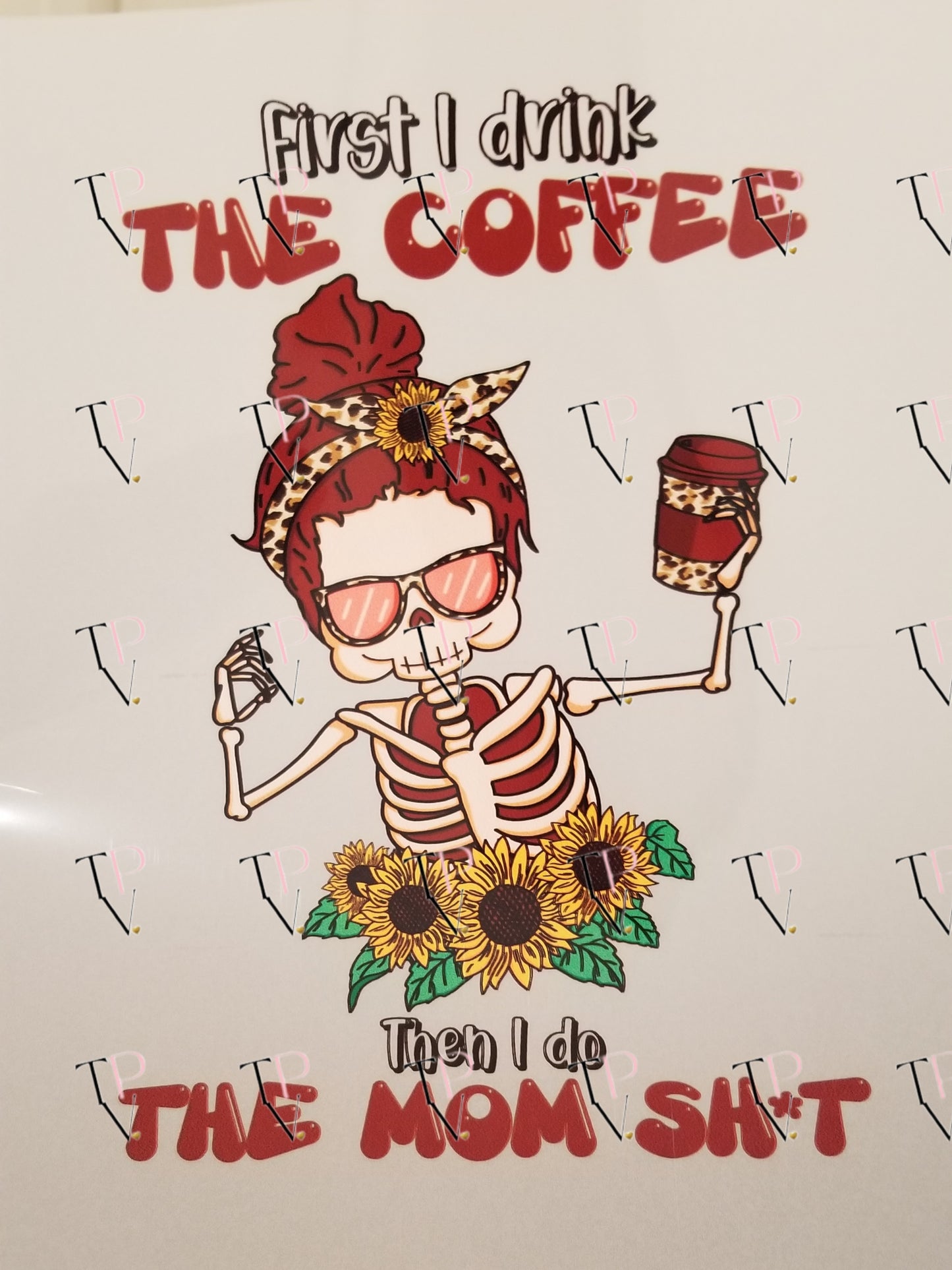 First I Drink Coffee Transfer