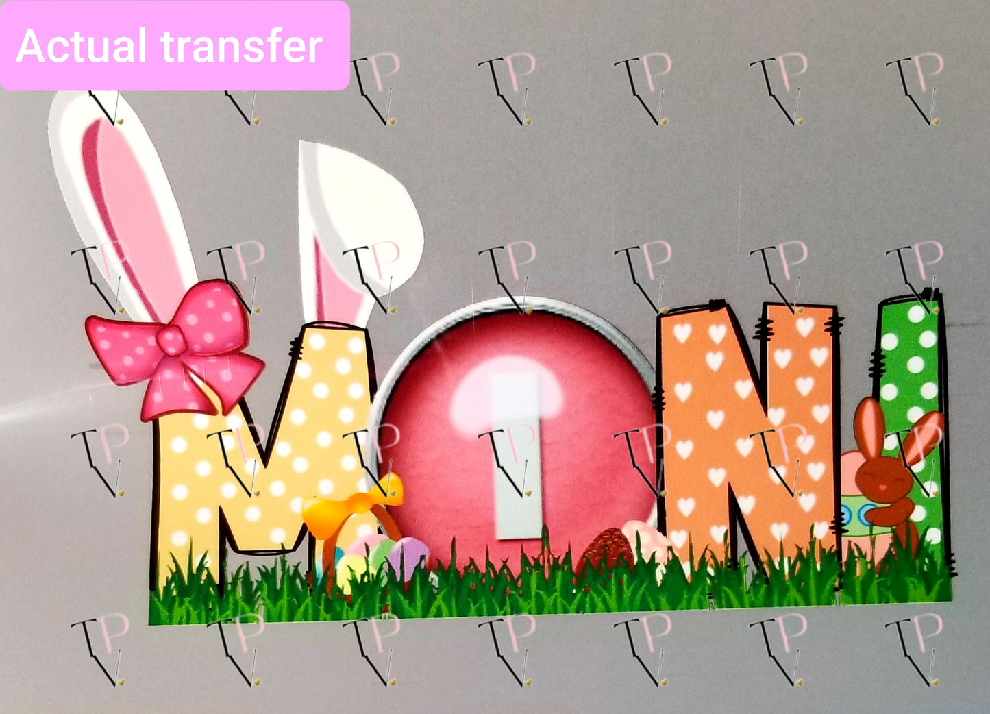 Mini Bunny Girl Transfer