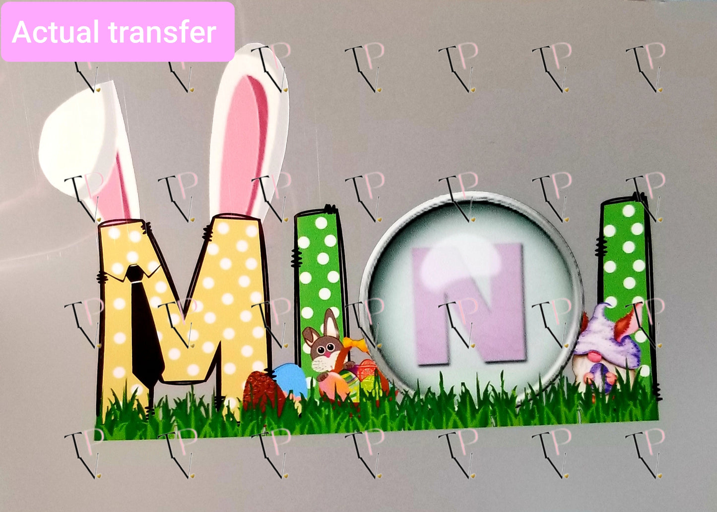 Mini Bunny Boy Transfer