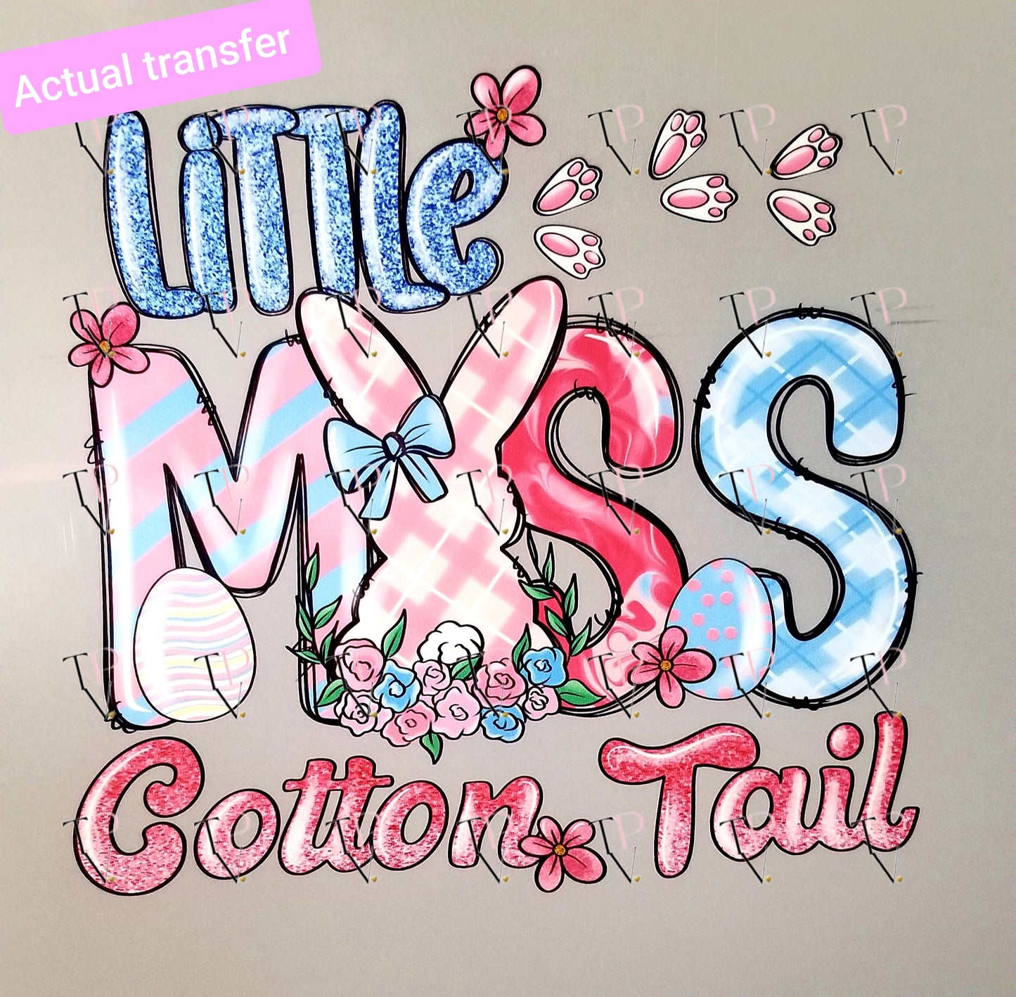Little Miss Cotton Tail Transfer