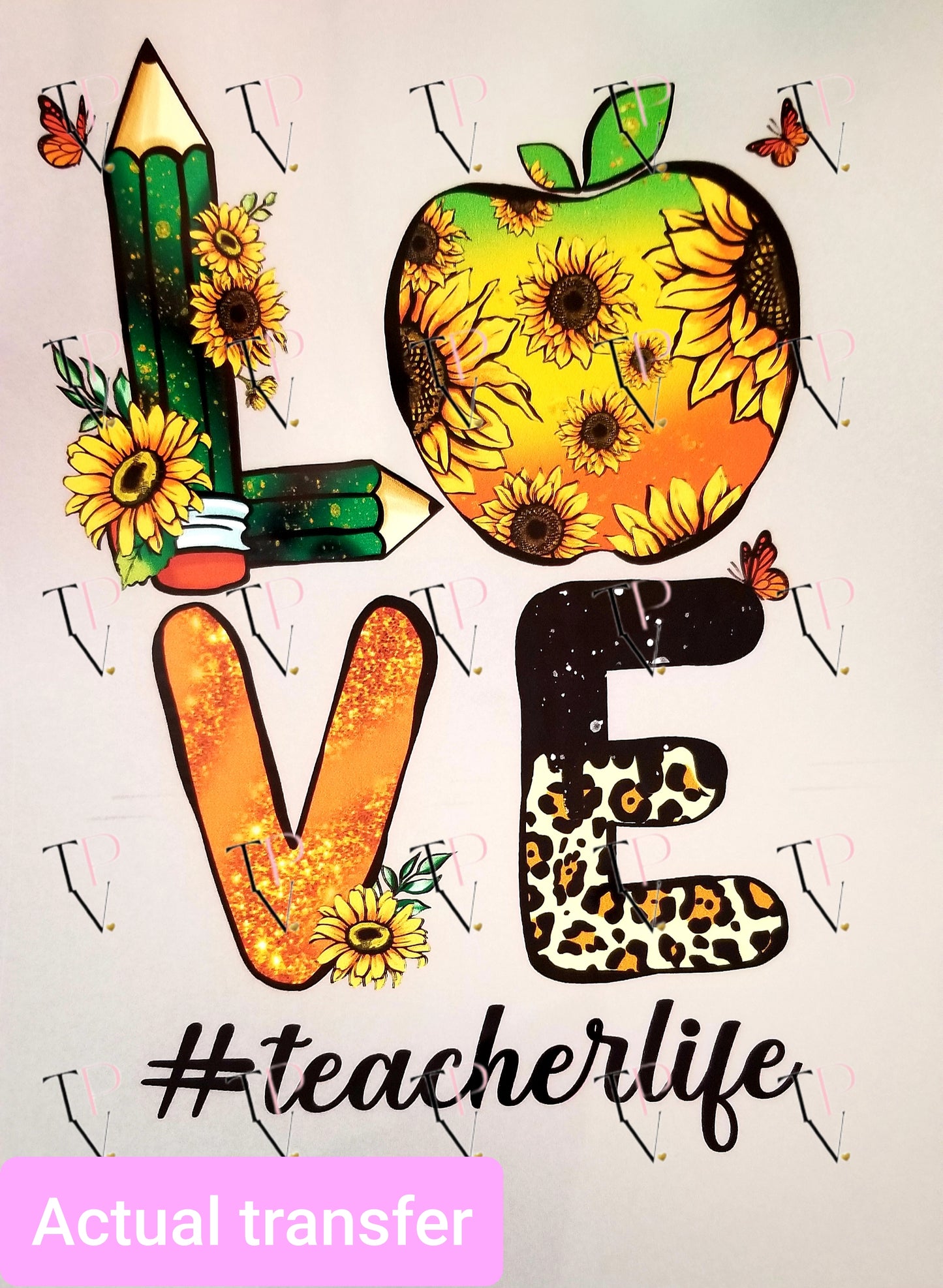 Love Teacherlife Transfer