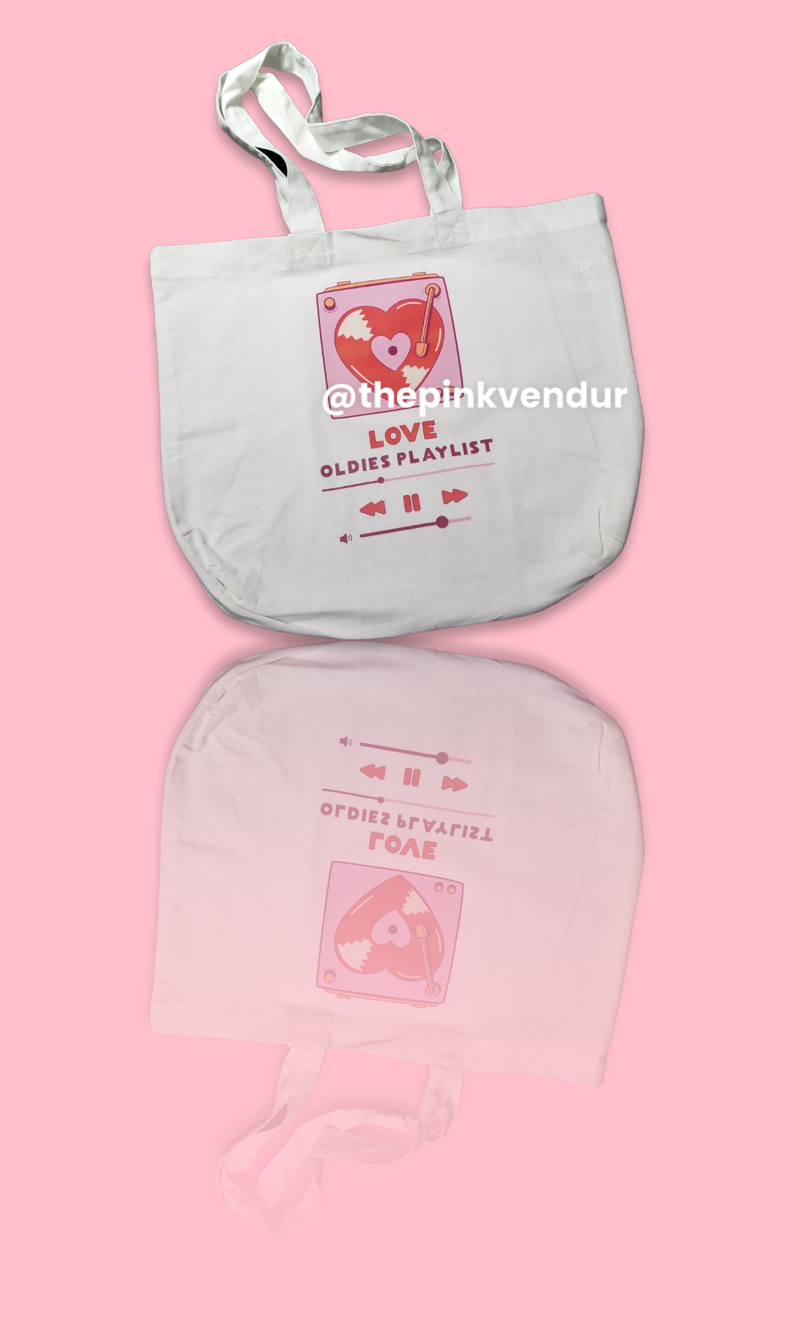Love Playlist Tote Bag