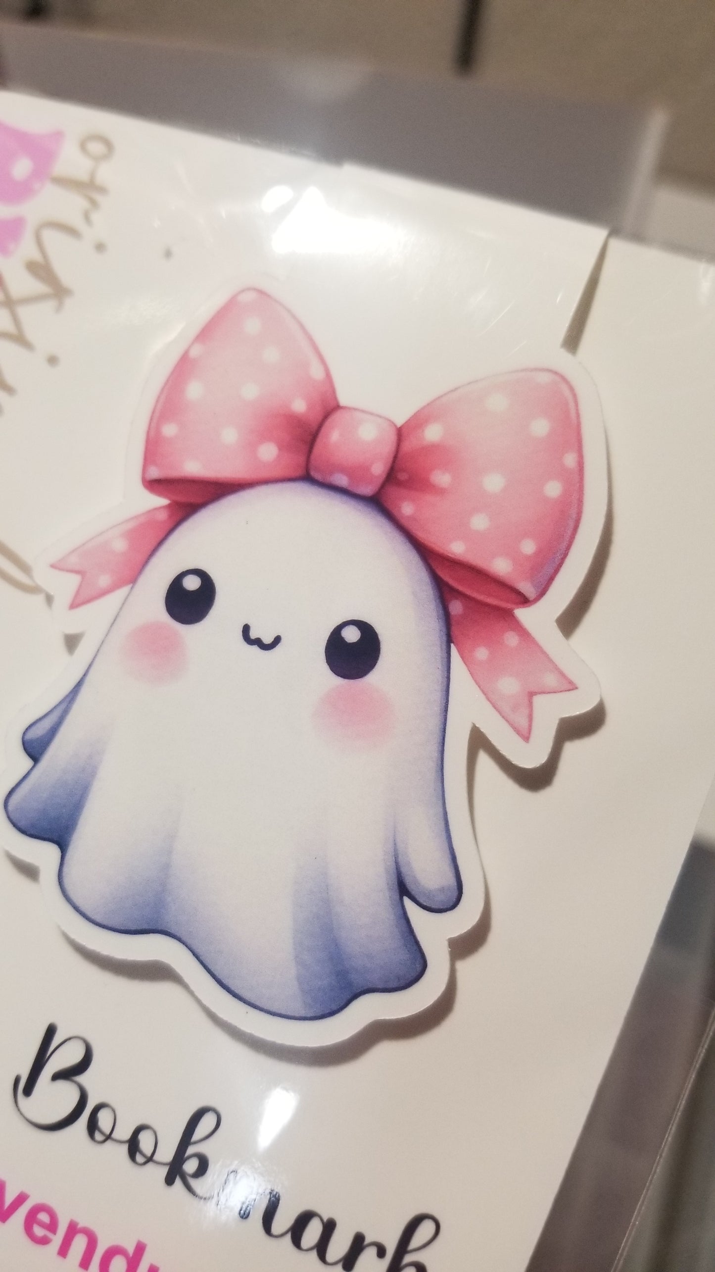 Girlie Ghost Magnetic Bookmark