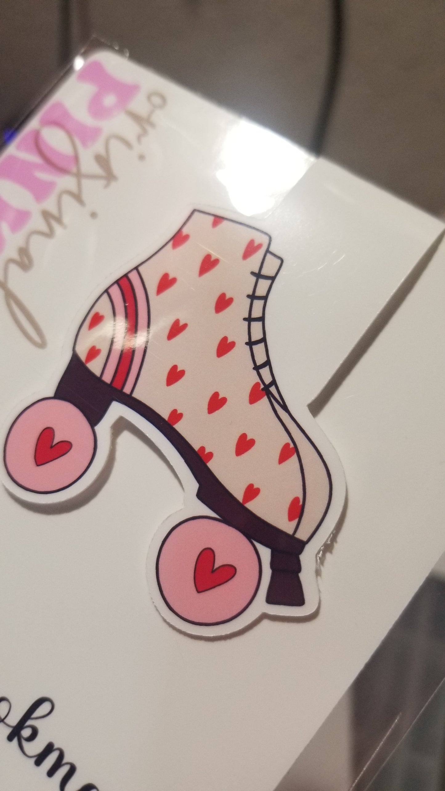 Roller Skate Magnetic Bookmark