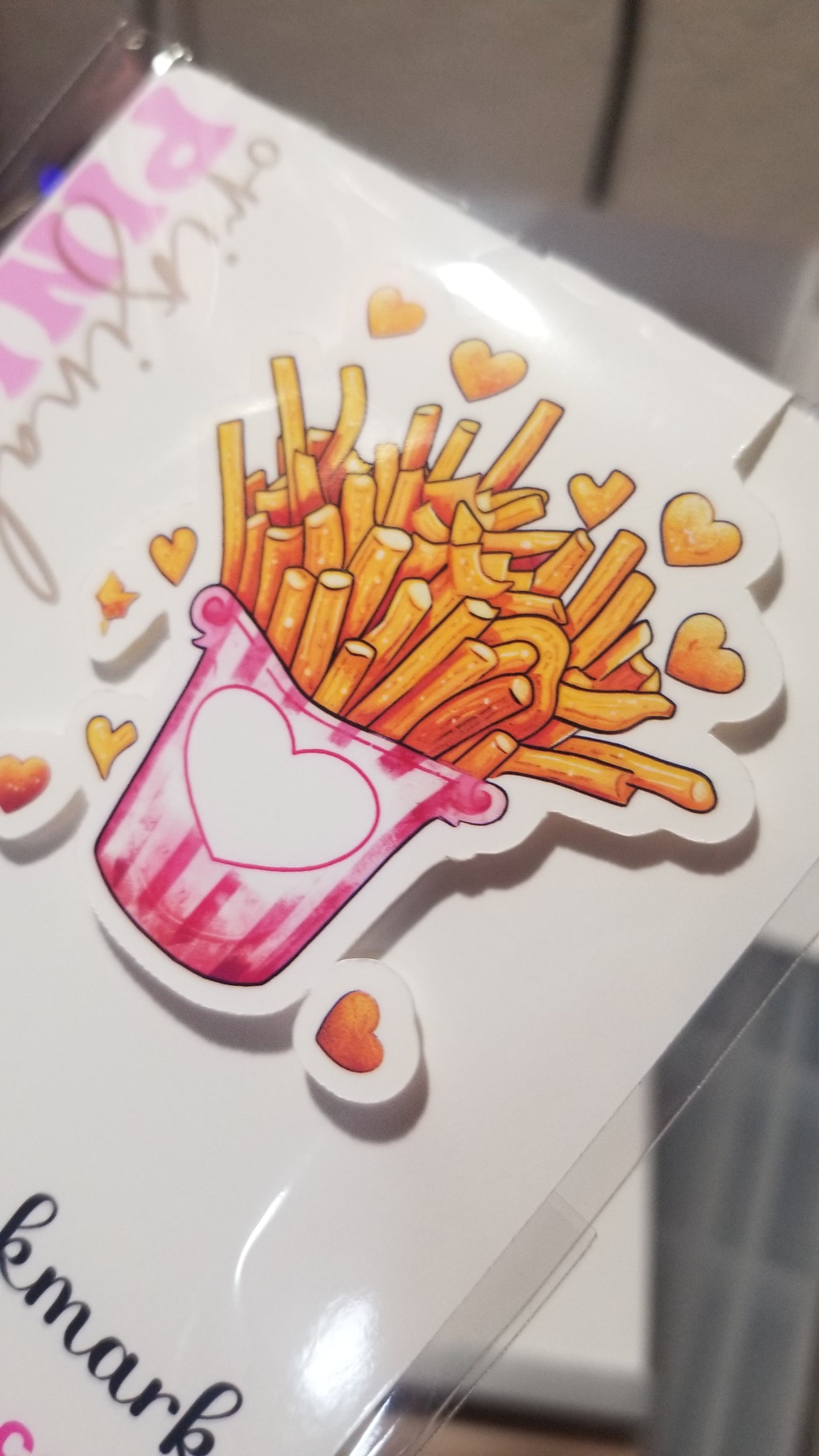 I Only Have Fries For You Magnetic Bookmark
