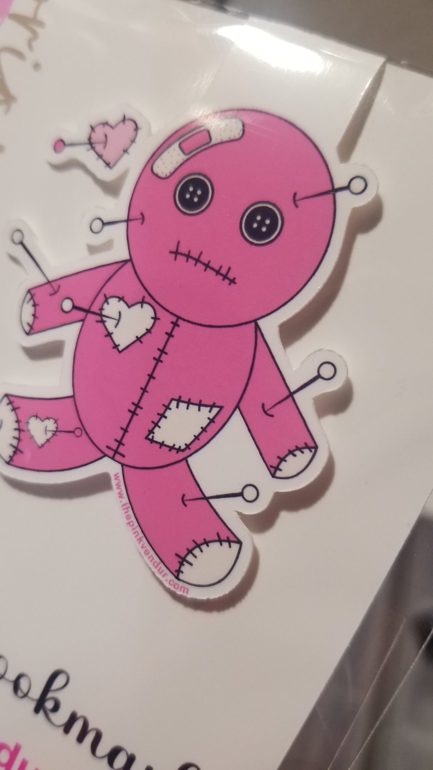 Anti Cuddle Stuffie Magnetic Bookmark