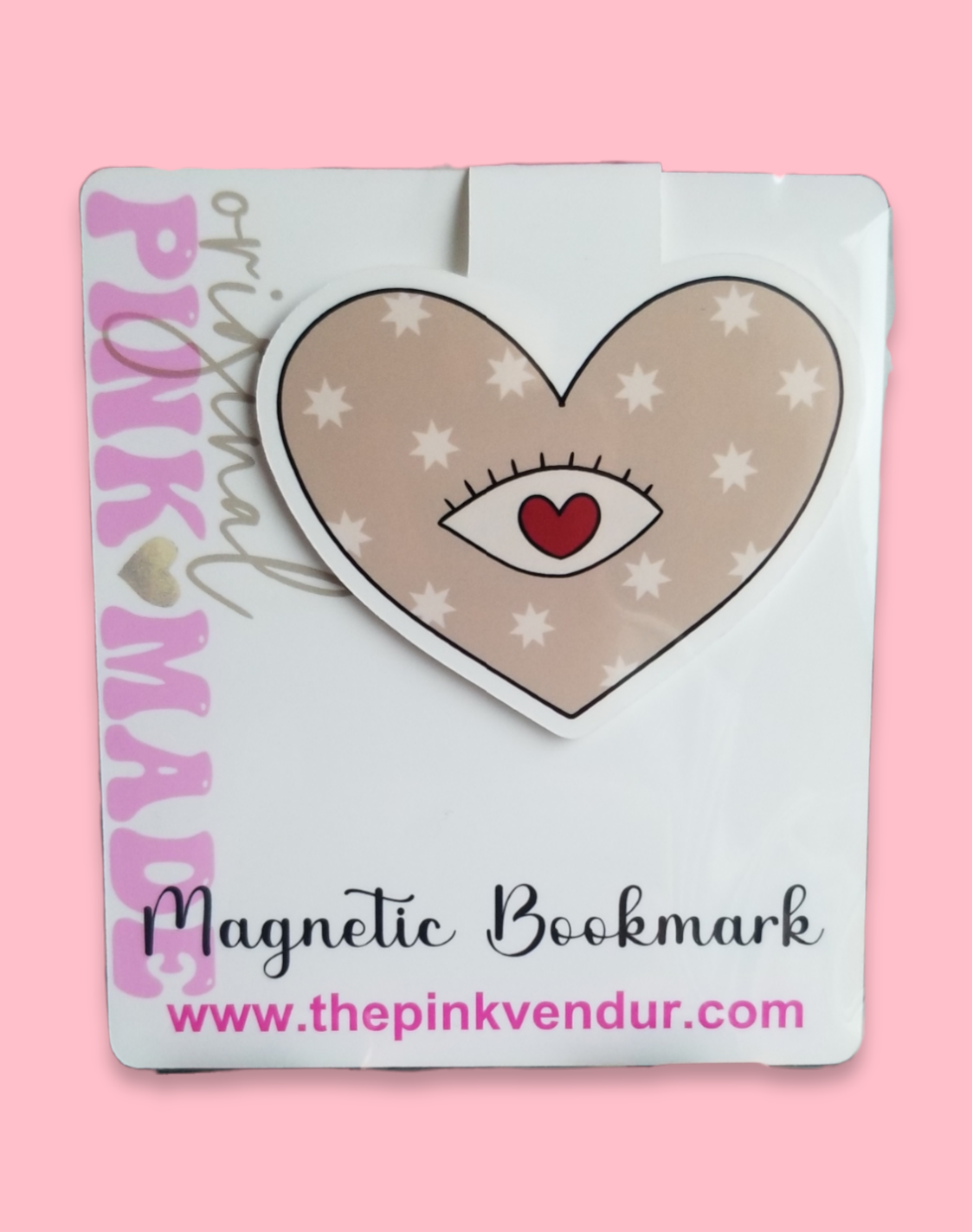 Heart Eyes Magnetic Bookmark
