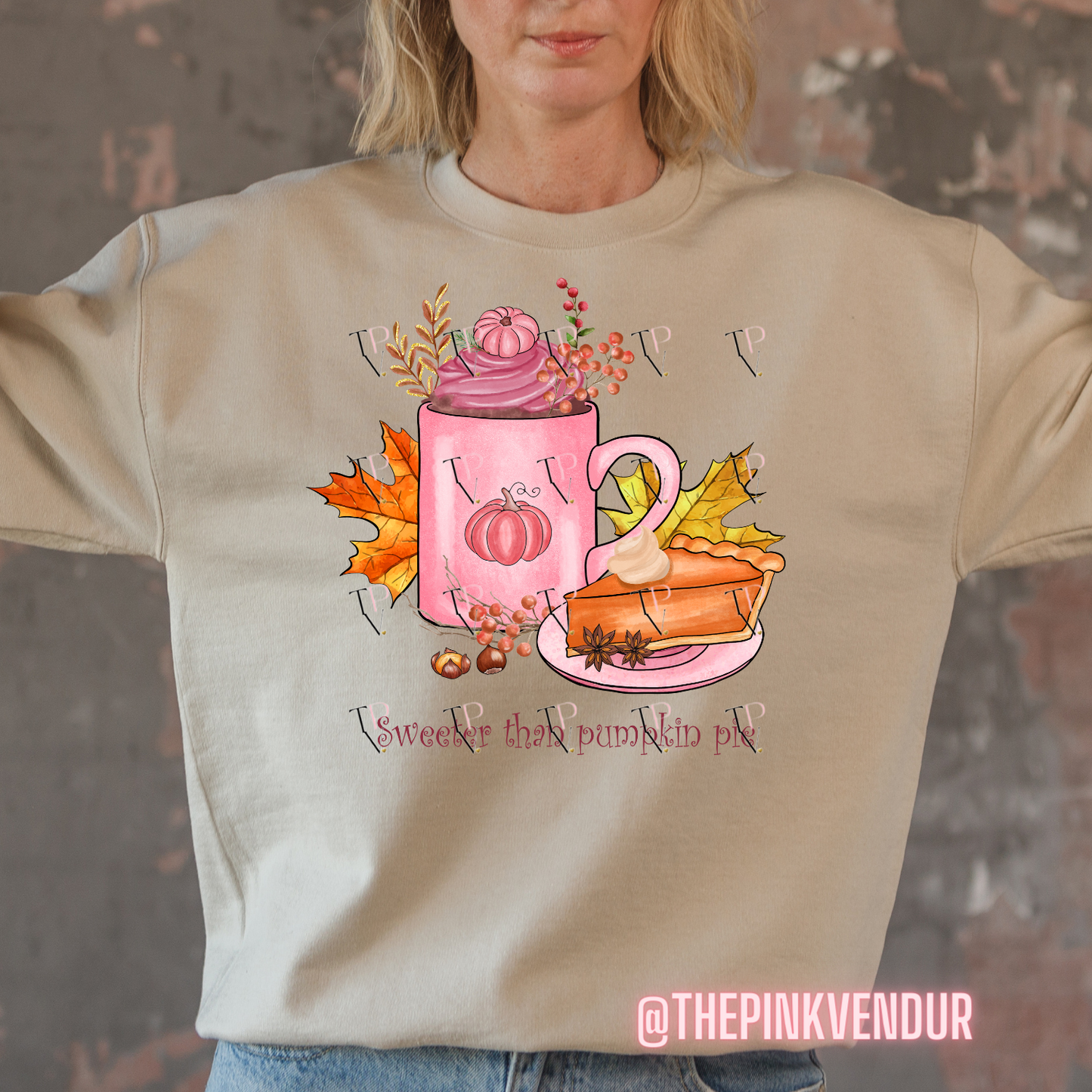 SWEETER THAN PUMPKIN PIE CREW NECK