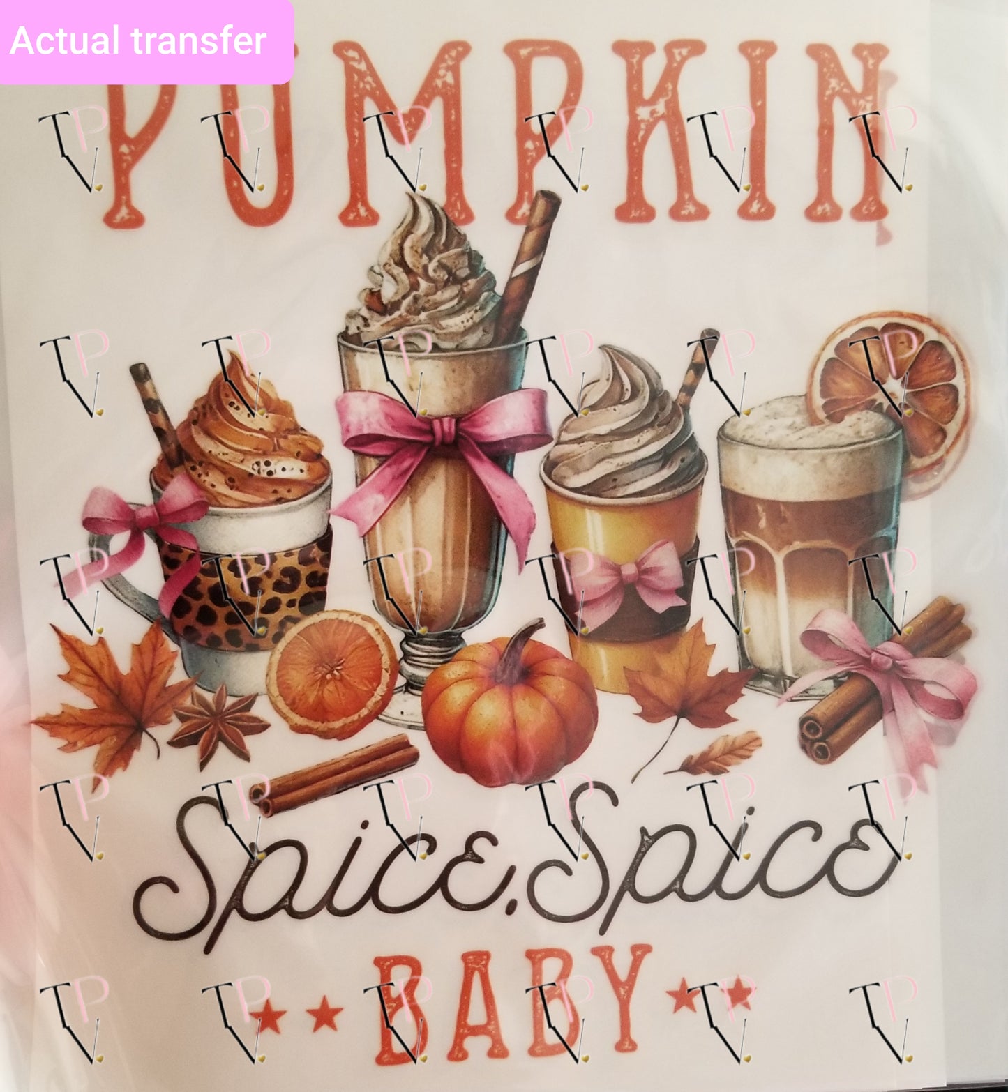 Pumpkin Spice Transfer