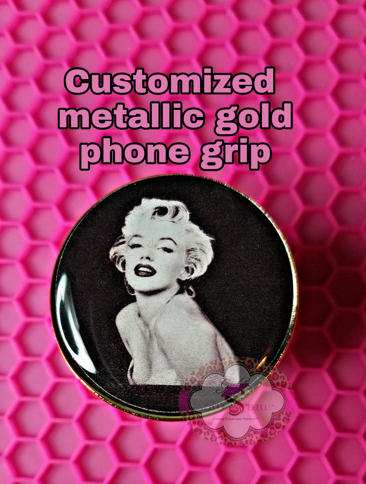 METALLIC PHONE GRIPS