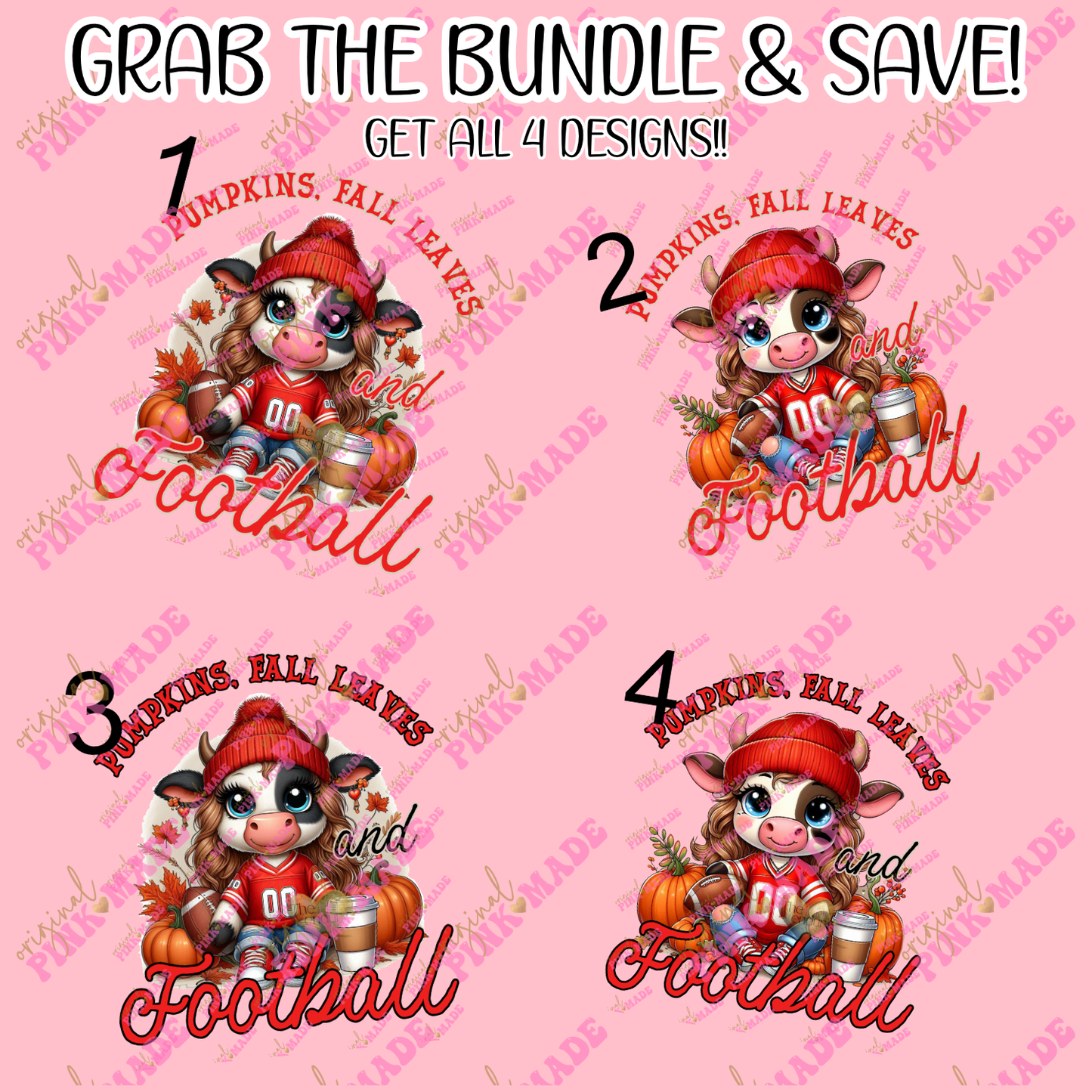 Fall Leaves And Football