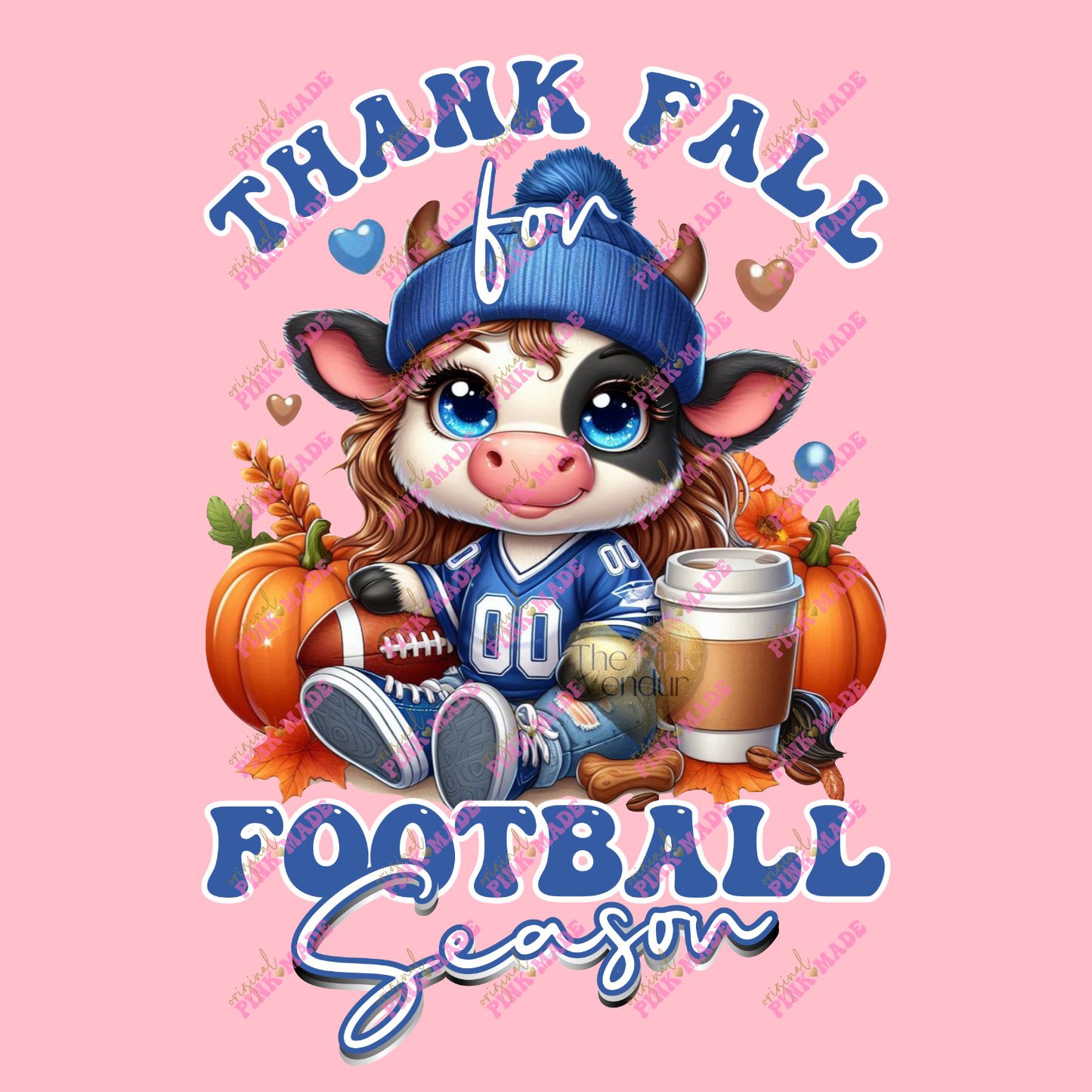 Thank Fall For Football Season Cow