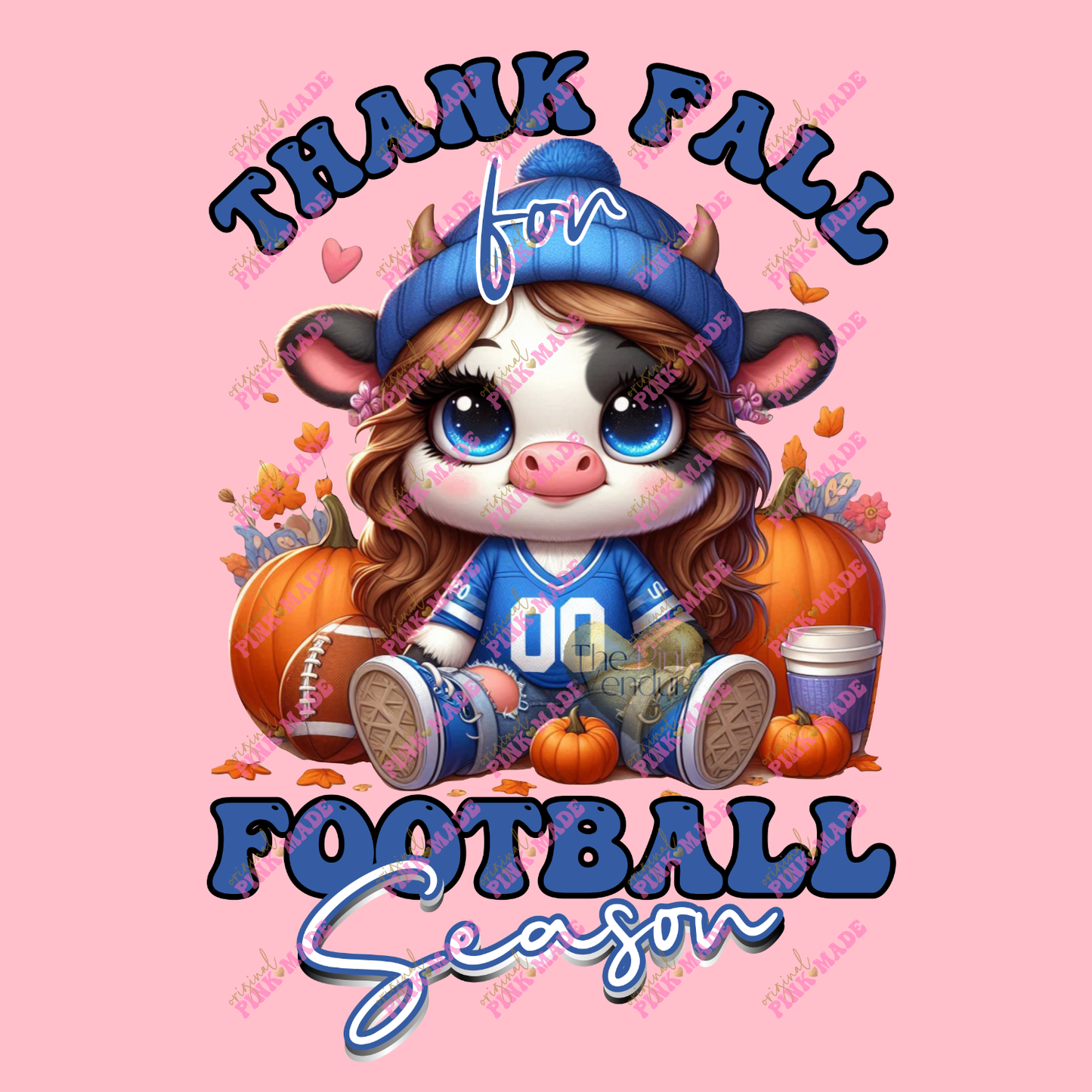 Thank Fall For Football Season Cow