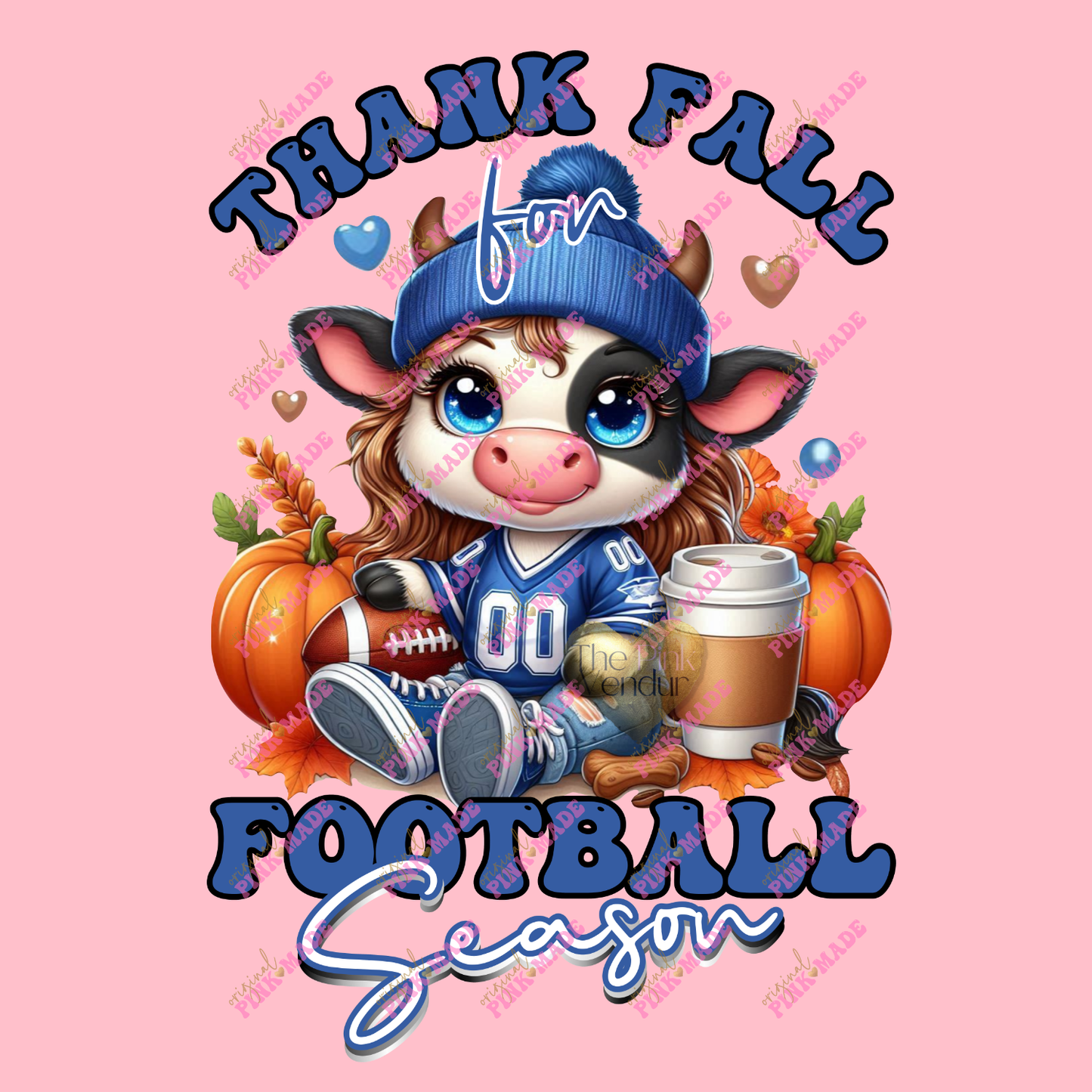 Thank Fall For Football Season Cow