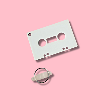 CASSETTE TAPE KEYCHAIN BUNDLE