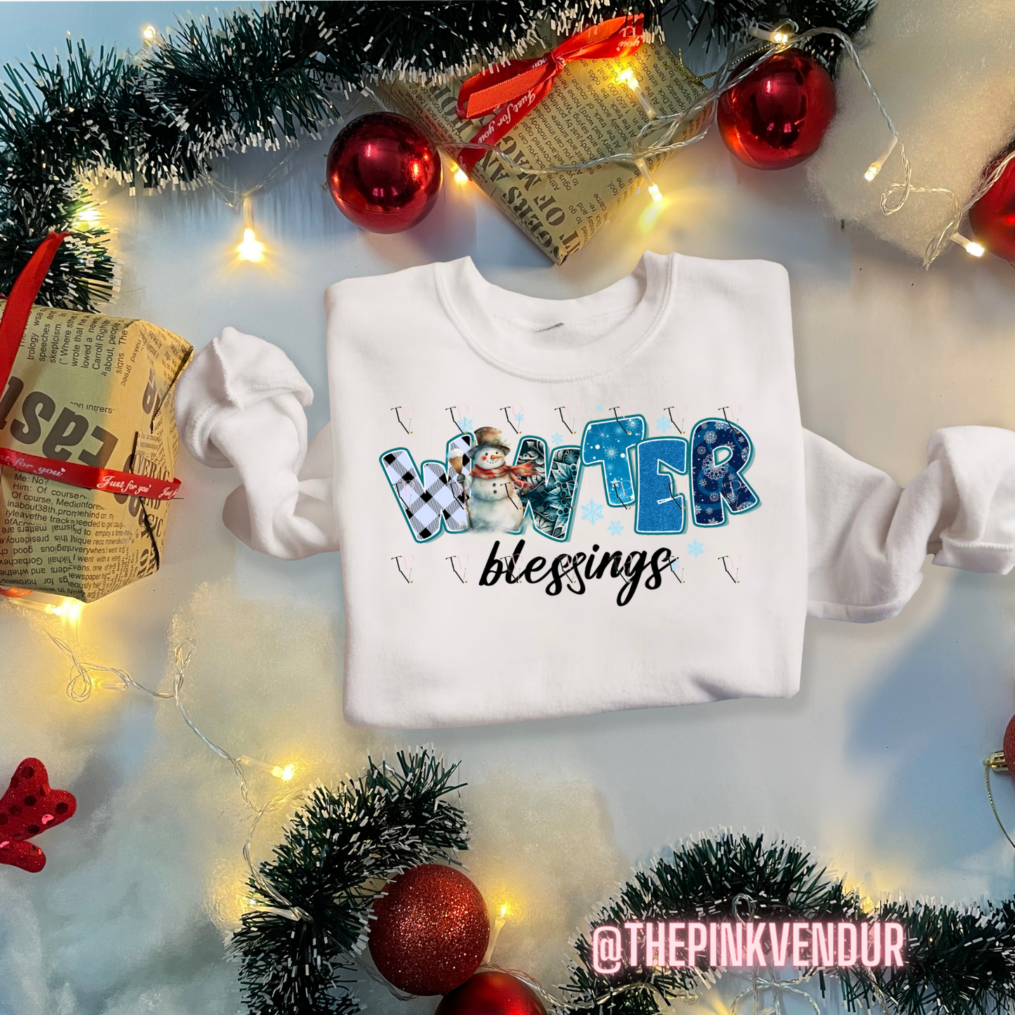 Winter Blessings Crew Neck