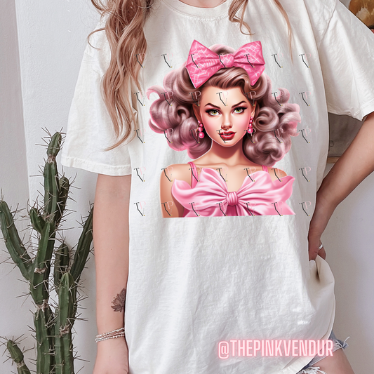 Pretty In Pink Doll Tee