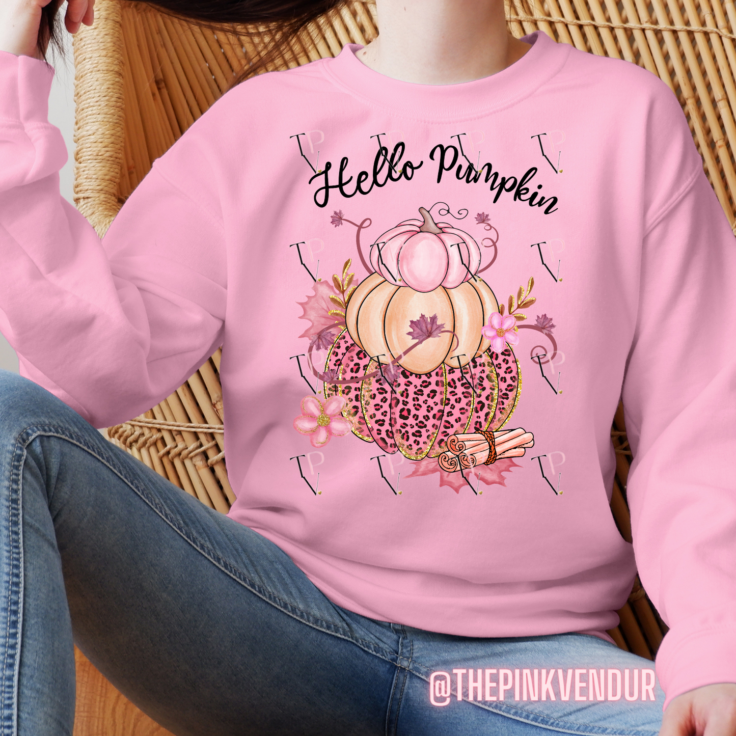 HELLO PUMPKIN CREW NECK