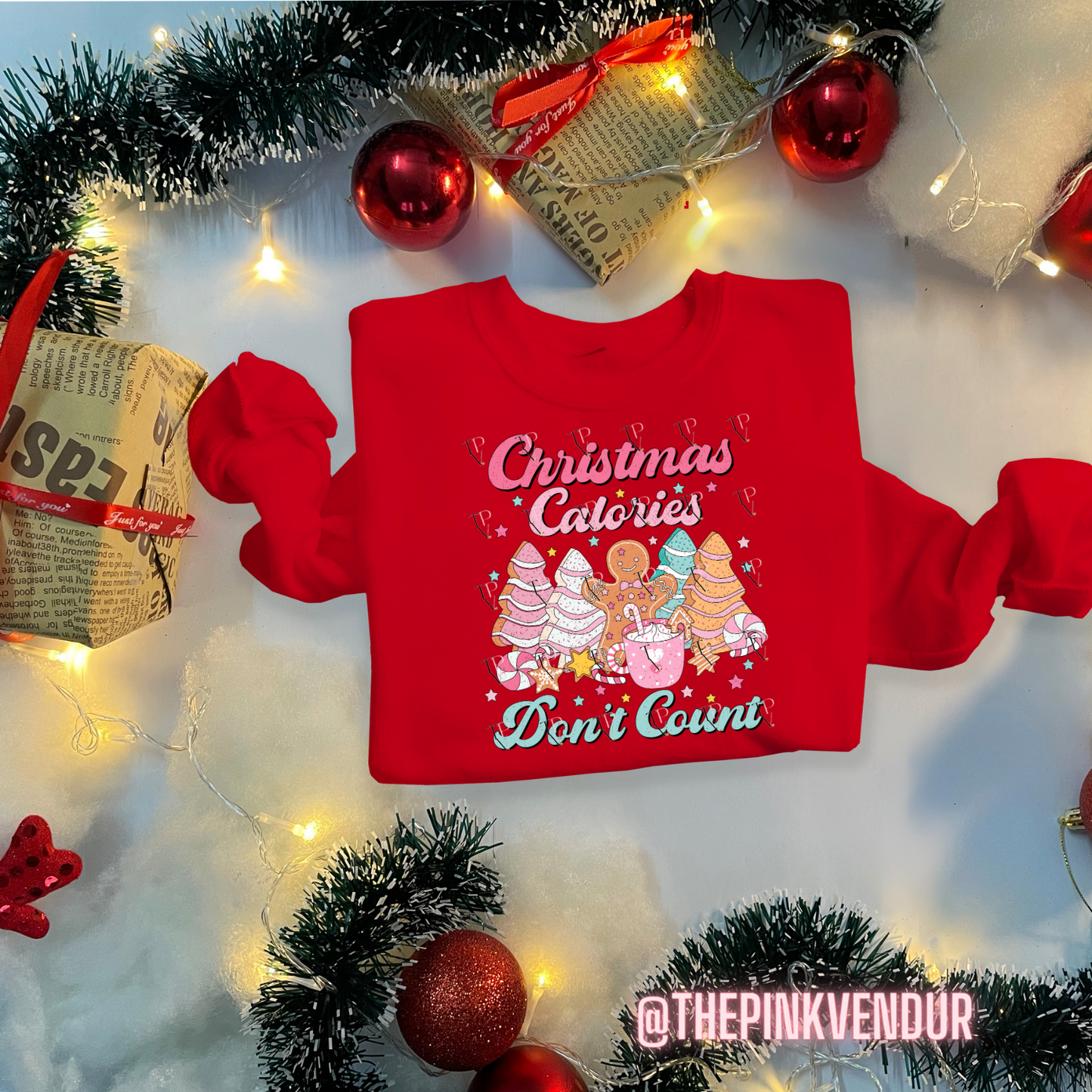 Christmas Calories Don't Count Crew Neck