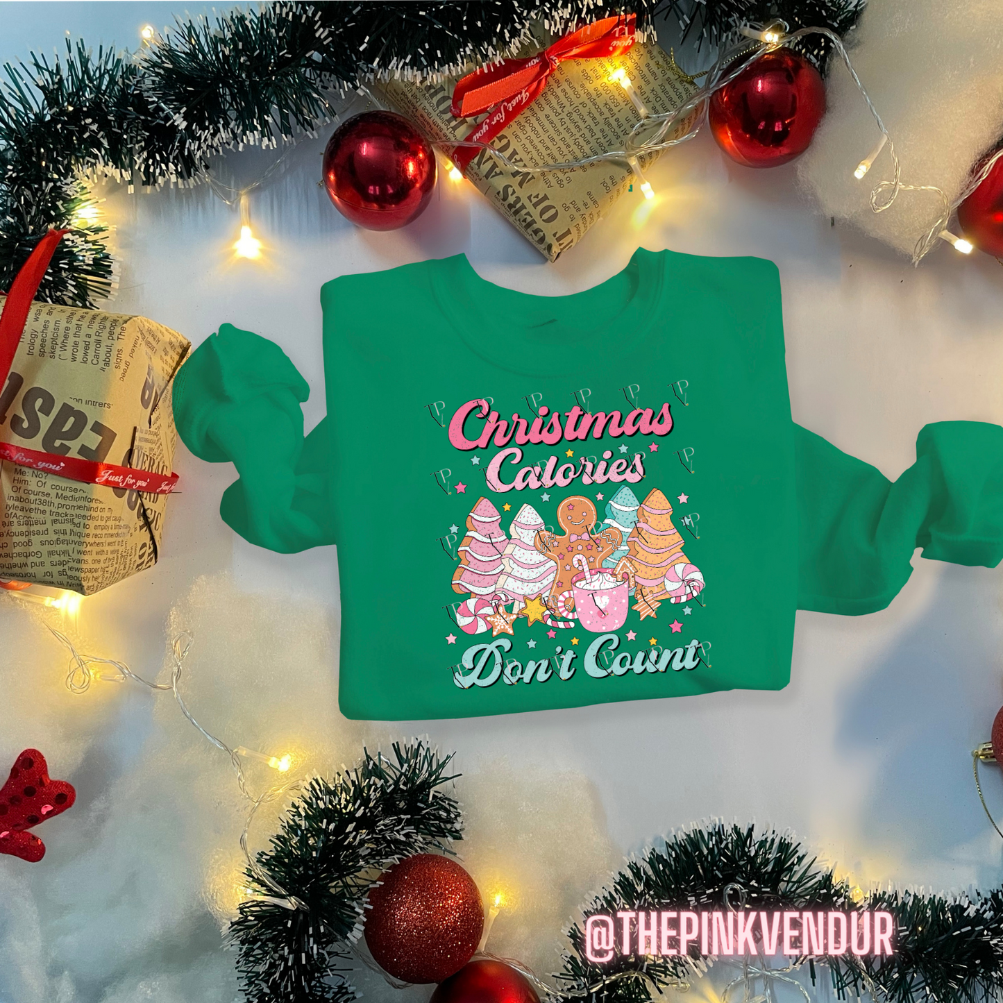 Christmas Calories Don't Count Crew Neck