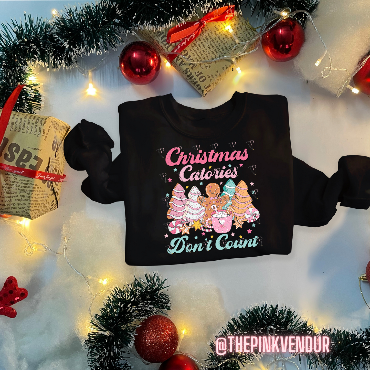 Christmas Calories Don't Count Crew Neck