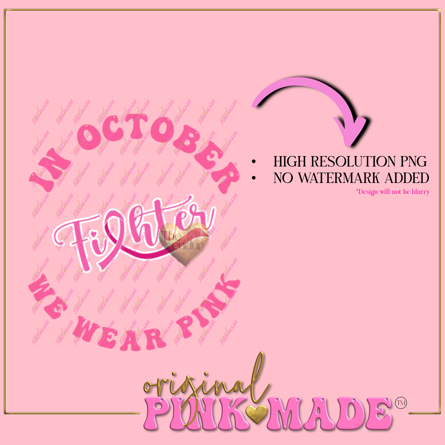 In October We Wear Pink Circle