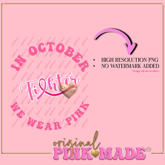 In October We Wear Pink Circle