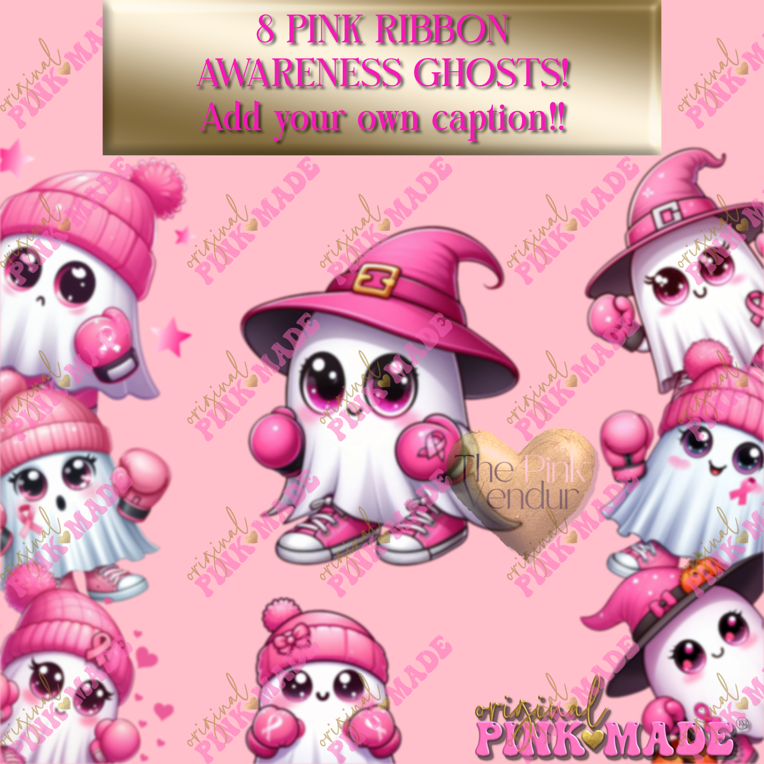 Pink Ribbon Awareness Ghost Bundle – The Pink Vendur